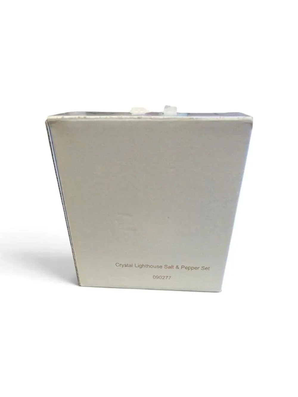 Lenox Crystal Lighthouse Salt & Pepper Shaker Set In Original Box